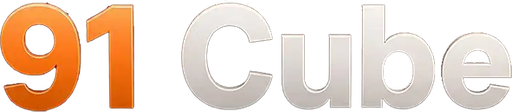 91 Cube Logo